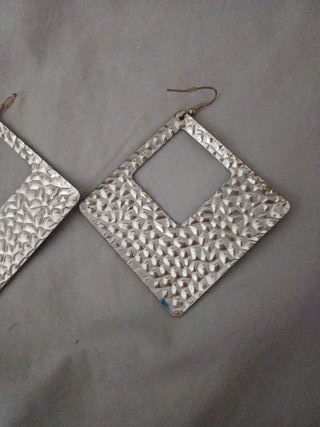 Pendientes Cuadrados Azules