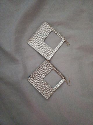 Pendientes Cuadrados Azules