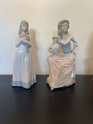 Figuras de porcelana decorativas