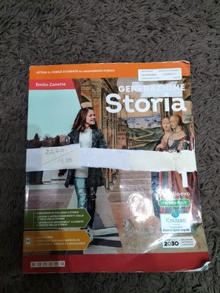 Libro "generazione storia" per 1° media - volume 1