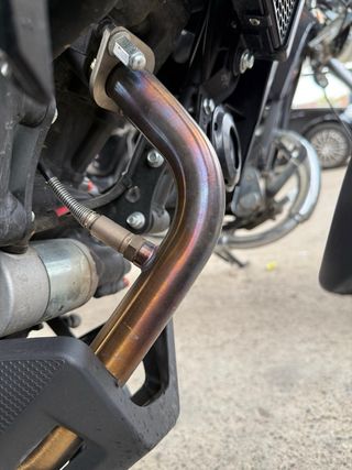 Línea escape completa Voge 125r (2 sondas)