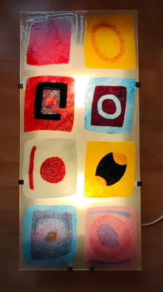 Lampada Ikea Gyllen Vetro Nuova