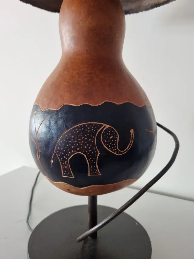 Lámpara artesanal calabaza (precio negociable)