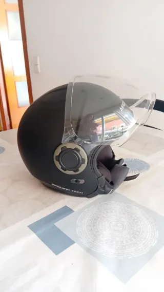 Casco Moto Talla XS Negro