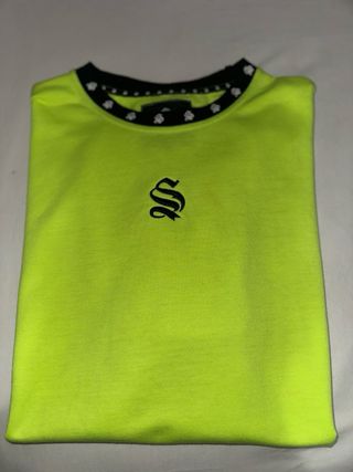Camiseta SIKSILK VERDE FLUOR