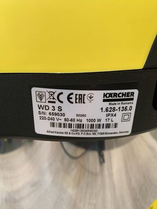 Aspirador Kärcher WD 3 S Sólido/Líquido