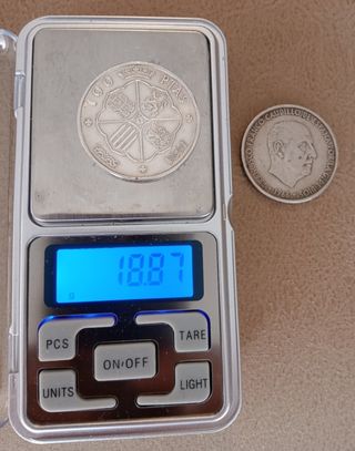 Monedas 100 Pts 1966 Plata