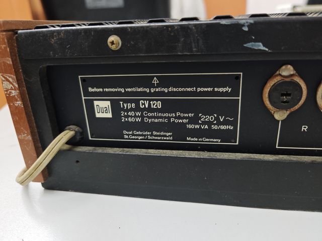 Amplificador Dual CV 120