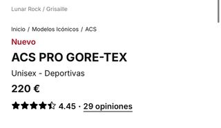 Zapatilla sneaker Salomon ACS Pro Goretex