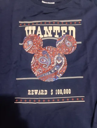 Camiseta manga larga Wanted Mickey