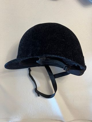 Casco de hípica negro