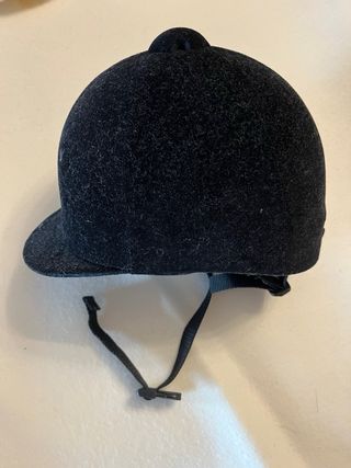 Casco de hípica negro