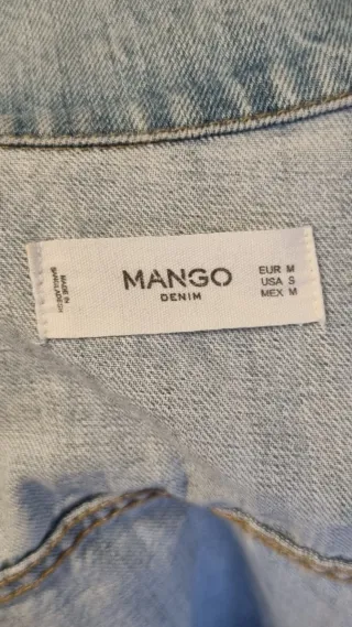 Chaqueta vaquera Mango azul