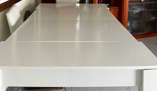 Mesa Comedor Extensible Blanca 51/237x90