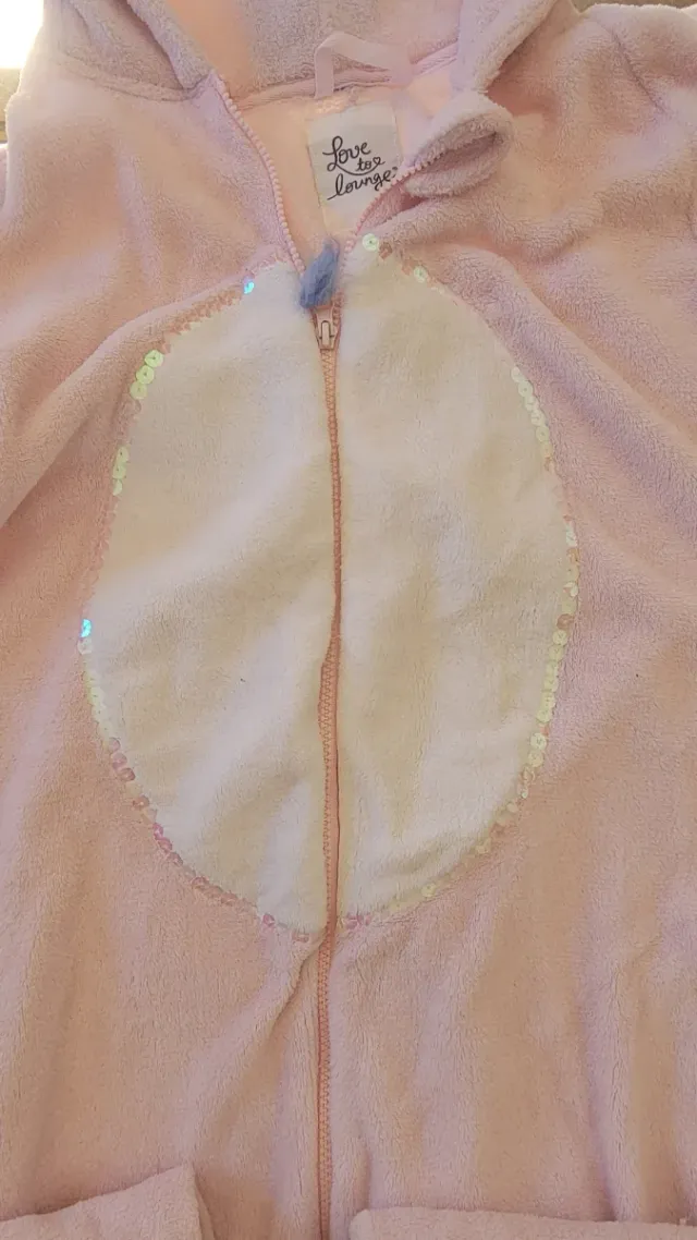 Pijama Unicornio Adulto Talla XL Rosa