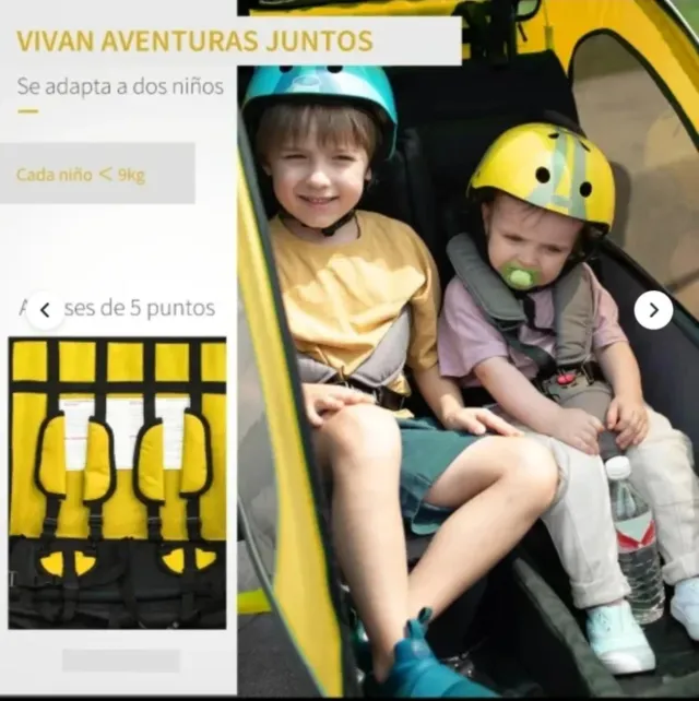 Remolque para bicicleta infantil