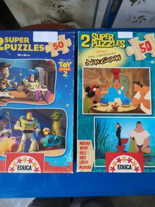 2 puzzle Disney Educa Toy Story e L'Imperatore