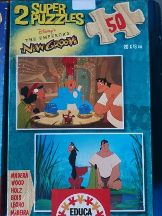 2 puzzle Disney Educa Toy Story e L'Imperatore