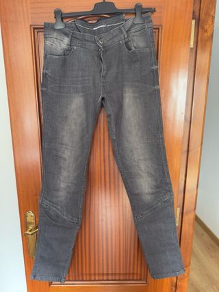 Vaqueros Moto Mujer Macna Jenny Lavado T.42