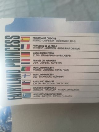 Disfraz Princesa Cuentos Talla M