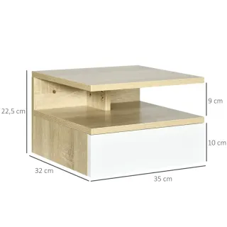 Set de 2 Mesitas Flotantes 35x32x22,5 cm