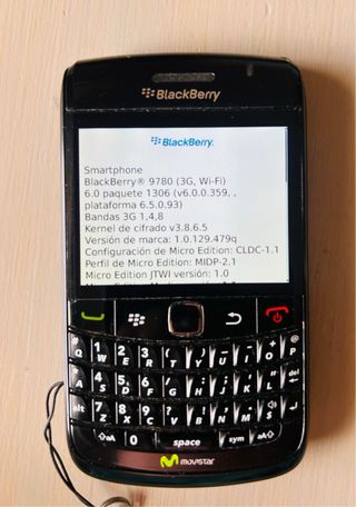 BlackBerry Bold 9780 Negro