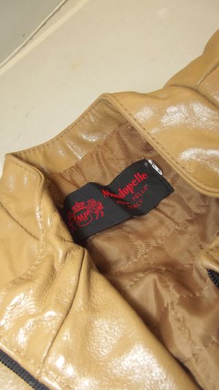 Giacca Vera Pelle Marrone Donna Tg. M