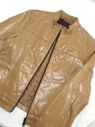 Giacca Vera Pelle Marrone Donna Tg. M