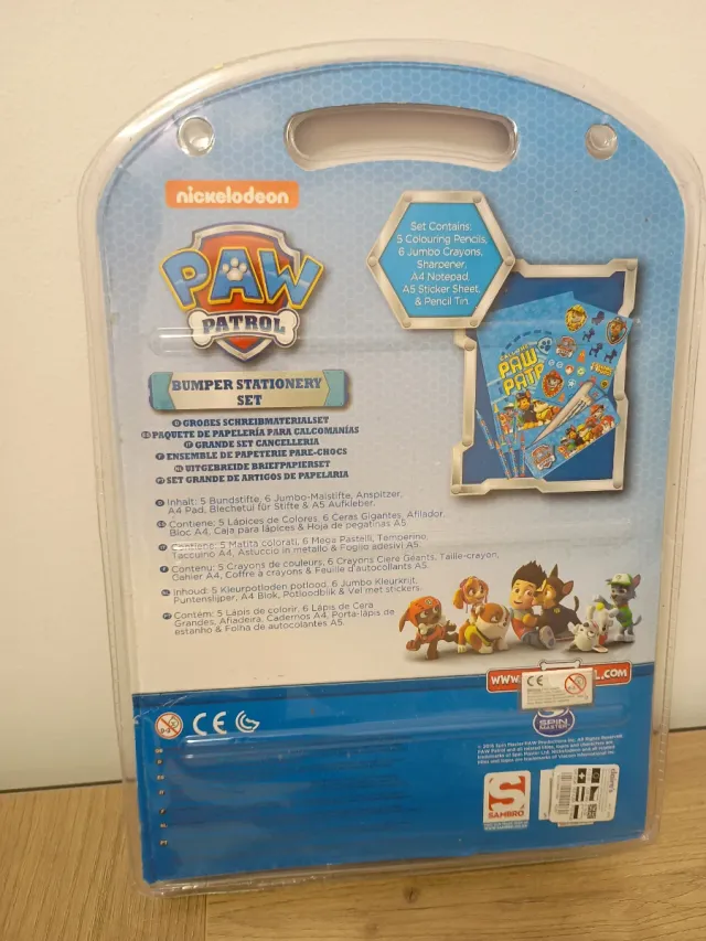 Set Papelería Patrulla Canina Bumper