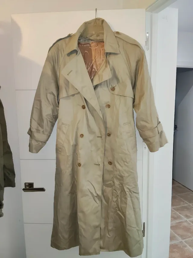 Gabardina Beige Mujer