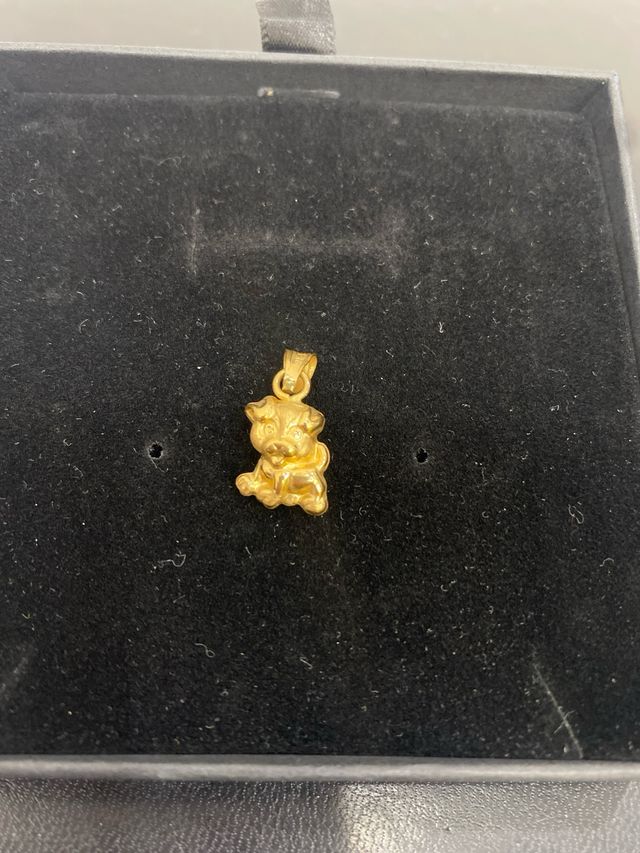 Colgante oro 18k perrito