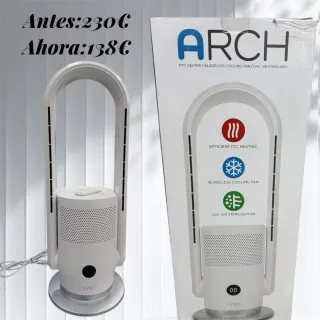 ARCH Calefactor/Ventilador UVC Blanco