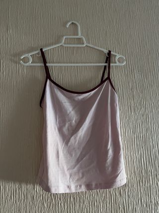 Camiseta tirantes rosa