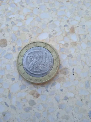 Moneda 1 Euro Grecia Búho