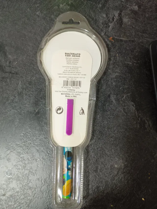 Bolígrafo y libreta Mickey Mouse Disney