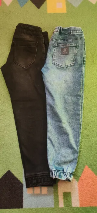 Pantalones vaqueros niño (negro y azul)