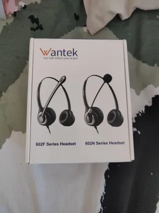 Auriculares Wantek 602F/602N Serie Negro