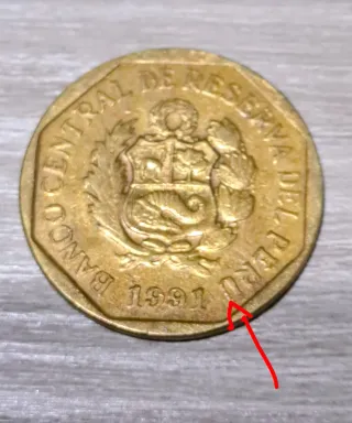 🇵🇪 Perú 20 céntimos 1991 MUY RARO Y ESCASO