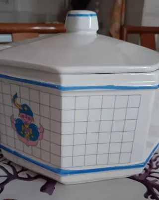 Biscottiera ceramica Deruta