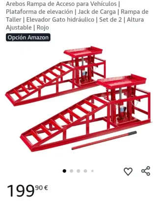 Juego 2 Rampas Hidráulicas para Vehículos 2T