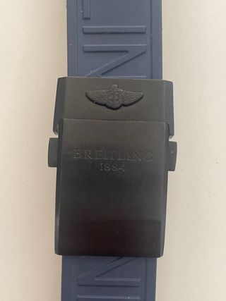 Cinturino Breitling da 24 mm con fibbia nera inclusa!!