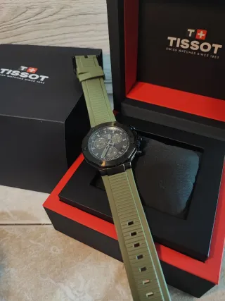 TISSOT T-RACE CRONÓGRAFO PVD VERDE