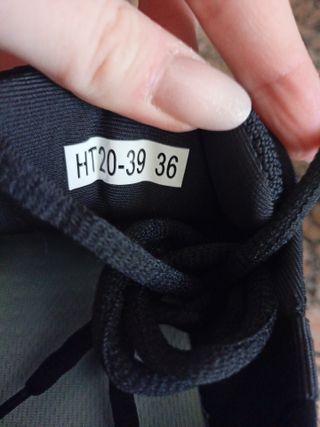 Zapatillas negras T.36