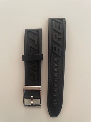 Breitling 22mm Cinturino nero