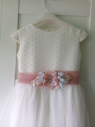 Vestido de Comunión Blanco talla 115