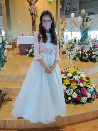 Vestido de Comunión Blanco talla 115