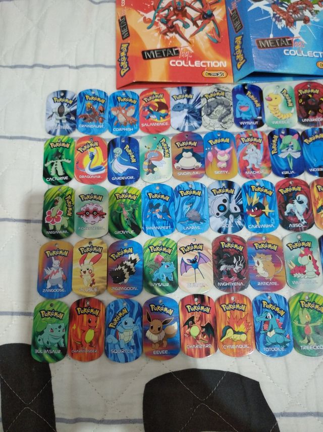 Pokémon Metal Tags Colección