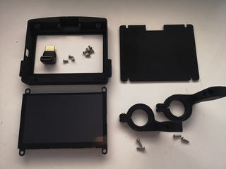 Soporte pantalla 5” para volante Logitech G29