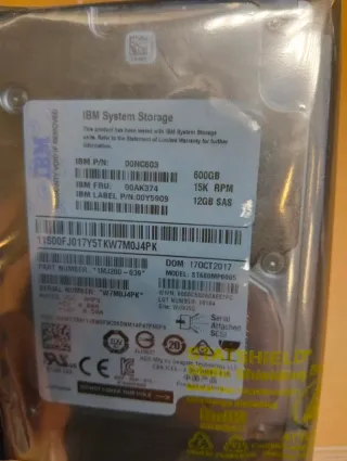 Disco Duro Lenovo 600GB 15K SAS 2.5" 12Gb/s