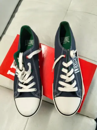 Sneakers Leone 1947 blu e verdi